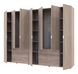 Шкаф для одежды Гелар комплект Doros Дуб Сонома 3+4 двери ДСП 271,2х49,5х203,4 (42002127), 2712, 2034, 495