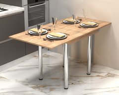Кухонний стіл розкладний Медіум 600х700(1200х700) Дуб Сонома Гамма стиль, 600, 900, 750, 1200