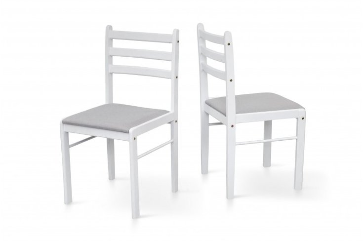 Обеденный стол со стульями Джерси (кухонный стол 110х70 см + 4 стула) белый Микс Мебель, 1100, 700, 740
