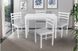 Обідній стіл зі стільцями Джерсі (кухонний стіл 110х70 см + 4 стільці) білий Мікс Меблі, 1100, 700, 740