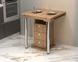 Стол кухонный раскладной Кардамон 700х700(1400х700) Дуб сонома Гамма стиль, 700, 700, 750, 1400