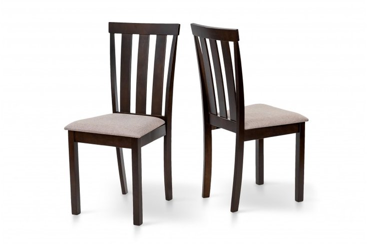 Кухонний комплект стіл зі стільцями Юджин (стіл 110х70 см + 4 стільці) Темний горіх Мікс Меблі, 1100, 700, 740