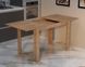 Стол кухонный раздвижной Слайд 1110х700(1575х700) Дуб Сонома Гамма стиль, 1110, 700, 750, 1575