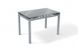 Стеклянный кухонный стол раскладной Венди 1100х700 (1700х700) Серый Микс Мебель, 1100, 700, 750