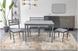 Обеденный стол со стульями Джерси (кухонный стол 110х70 см + 4 стула) Серый Микс Мебель, 1100, 700, 740