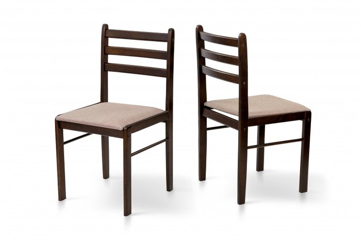 Обідній стіл зі стільцями Джерсі (кухонний стіл 110х70 см + 4 стільці) Горіх темний Мікс Меблі, 1100, 700, 740