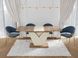 Стол кухонный обеденный раскладной Volt 1400(1800)x800 Дуб Крафт Табако/Миндаль Intarsio, 1400, 800, 786, 1800