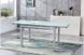Розкладний кухонний скляний стіл Венді 1100х700 (1700х700) Білий Мікс Меблі, 1100, 700, 750