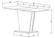 Стол кухонный раскладной Cosmo Grey 1100(1450)x680 Графит/Серый камень Intarsio, 1100, 680, 786, 1350