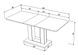Стол кухонный обеденный раскладной Titan 1400(1800)x800 Белая Аляска PE/Дуб Тахо Intarsio, 1400, 800, 786, 1800