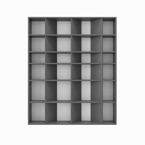 Полиця для книг №1 Light 1200х1460х160, Графіт, Графіт