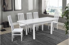 Стол кухонный раскладной Бронкс 1200(1600(2000))х800 Белый Микс Мебель, 1300, 680, 760, 980
