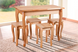 Стол кухонный деревянный Смарт 1000*600 Ольха/Натуральный Микс Мебель, 1000, 600, 750