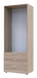 Шкаф для одежды Гелар Doros Сонома 2 двери ДСП 77,5х49,5х203,4 (80737022), 775, 2034, 495
