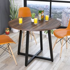 Круглий обідній стіл Бланк Loft Design Горіх Модена, Горіх Модена, 1000, 1000, 762