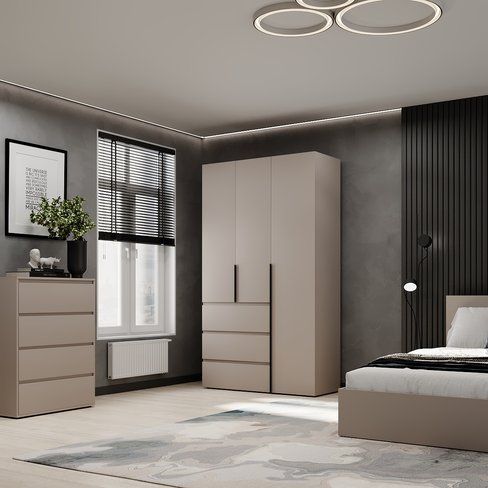 Шафа розпашна комбінована №2 Light (1200&times;500&times;2200), Кашемір, Кашемір
