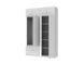 Шкаф для одежды Лукас Белый/Белый 160х50х240 (80737067), 1600, 2400, 500