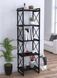 Стеллаж Скиф 5-550 (550х400х1800)Loft Design, Черный, Черный