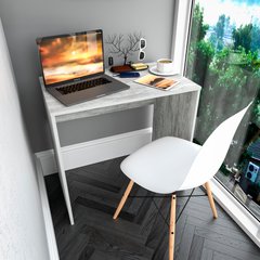 Компьютерный стол минималистичный Moreli ST-0023 800х500х760 ДСП Бетон, 800, 500, 760