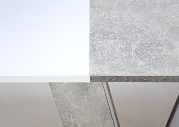 Стол кухонный обеденный раскладной Intarsio Torino 1400(1800)x800 Белая Аляска/Индастриал, 1800, 800, 786, 1800
