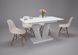 Стіл кухонний обідній розкладний Intarsio Torino 1400(1800)x800 Біла Аляска/Індастріал, 1800, 800, 786, 1800