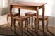 Комплект кухонный обеденный стол с табуретками Смарт орех темный 1000х600 (стол + 4 табурета) Микс Мебель, 1000, 600, 750