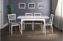 Стол обеденный раскладной Фиеста 1100(+350)*700 Белый Микс Мебель, 1100, 700, 750