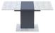 Кухонний стіл розкладний Бостон Дуб Крафт Білий/Графіт 1100(1500)х700х790 (81339368), 1100, 700, 790, 1500